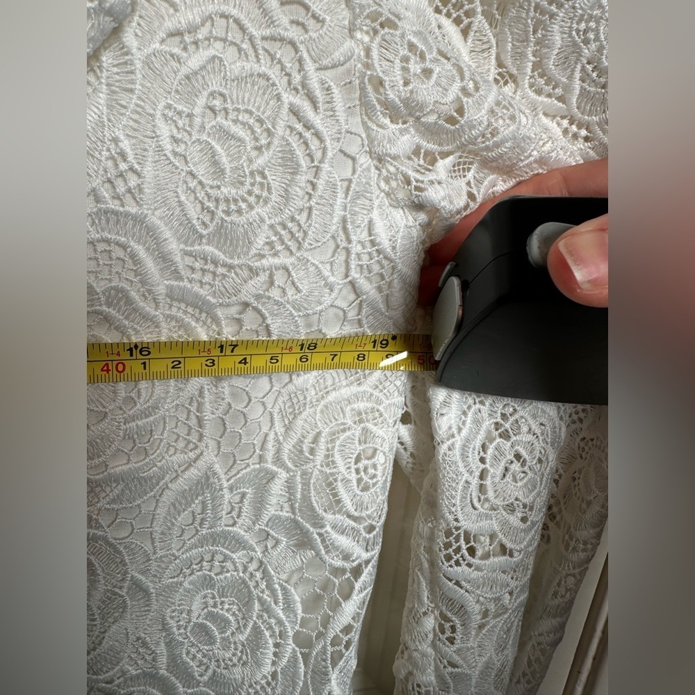 McQ by Alexander McQueen White Lace Blazer-never been used - Picture 10 of 12